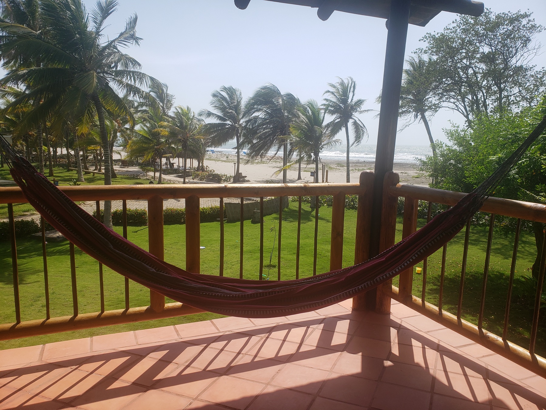 hamaca jardin y playa